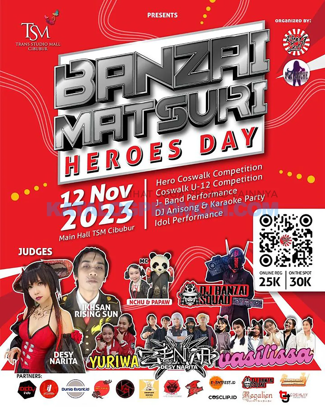 Banzai Matsuri Heroes Day di Trans Studio Mall Cibubur