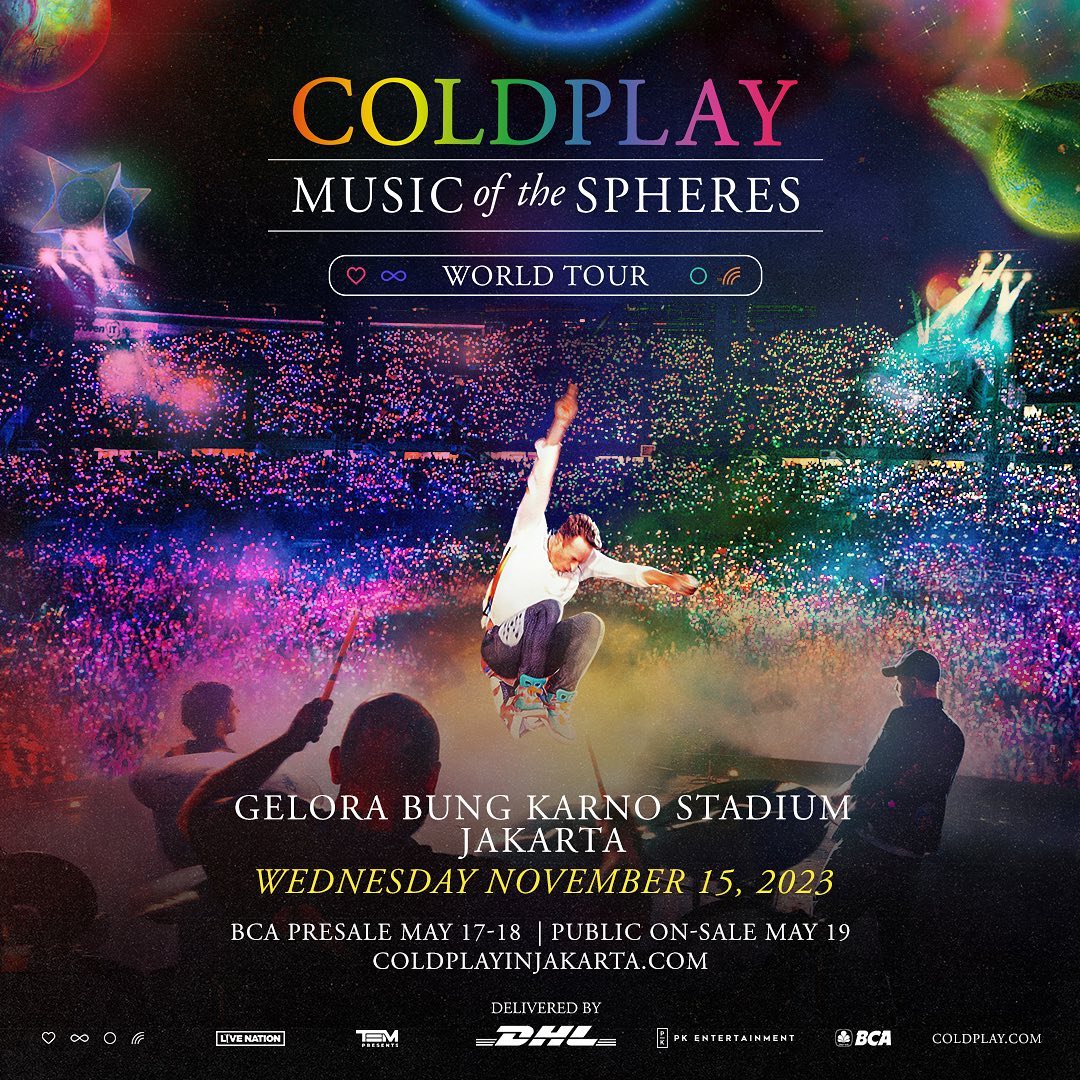 Coldplay Jakarta - Music of The Spheres World Tour in Jakarta