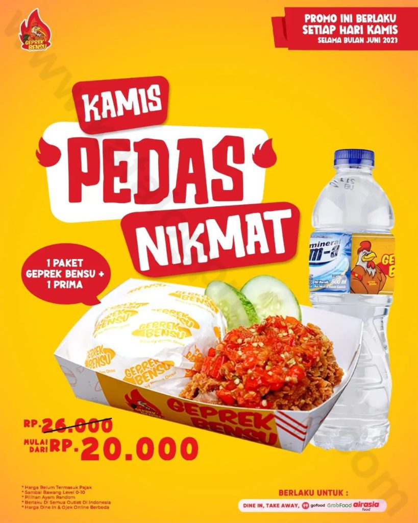 Promo Geprek Bensu Juli Katalogpromosi Com