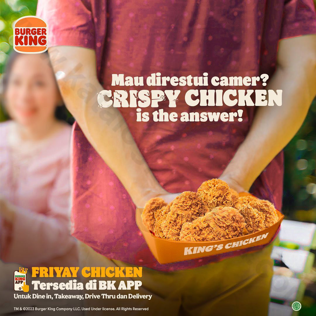 BURGER KING Promo FRIYAY CHICKEN! Beli 8pcs Ayam Hanya Rp 88RB Khusus ...