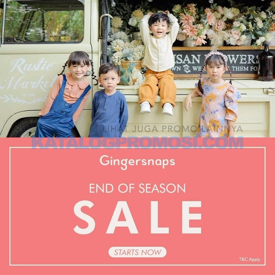 Gingersnaps Promo End Of Season Sale Disc Up To 60% Off*