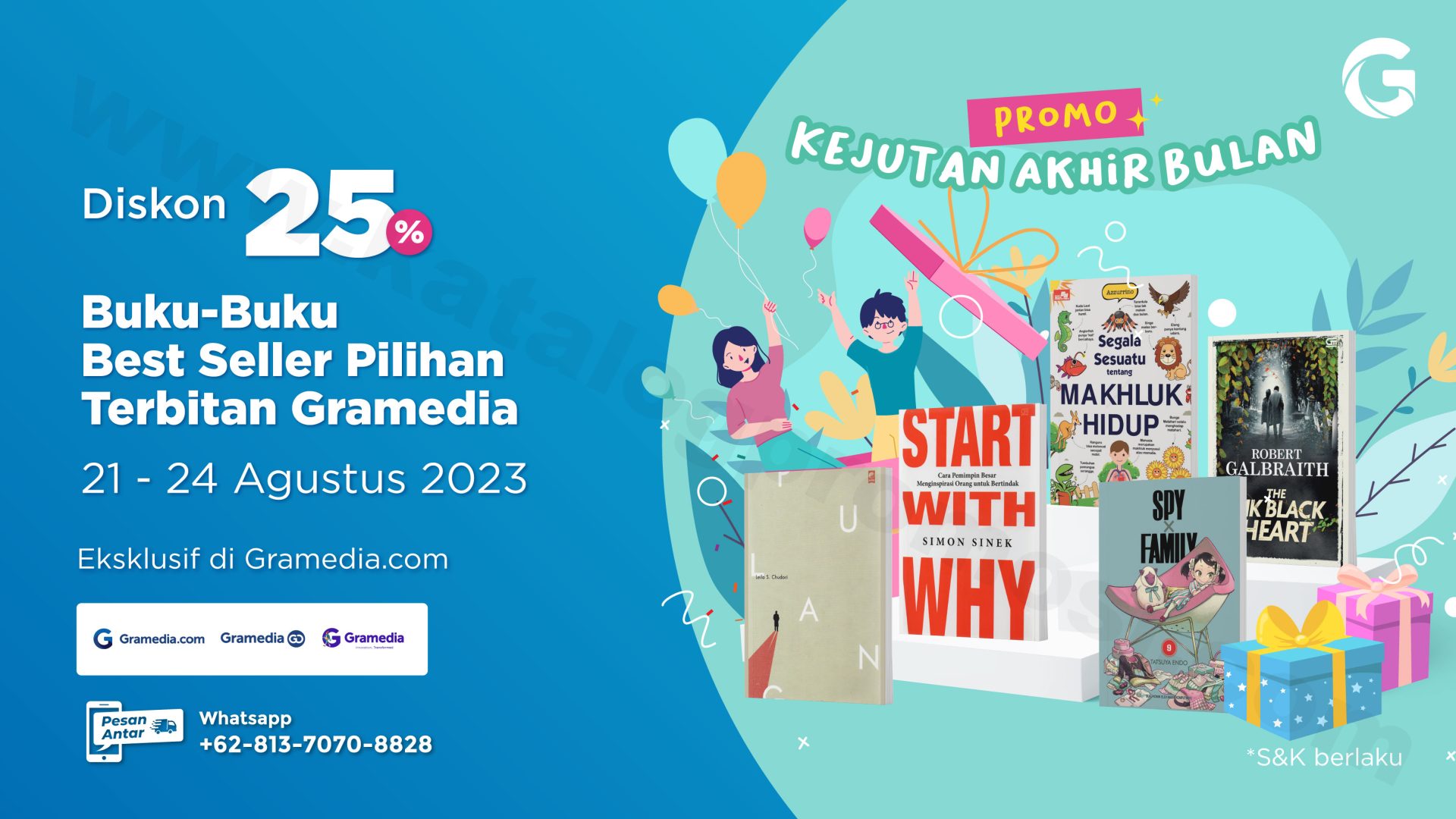 Buku-Buku Best Seller Pilihan Terbitan Gramedia Promo Kejutan Akhir ...