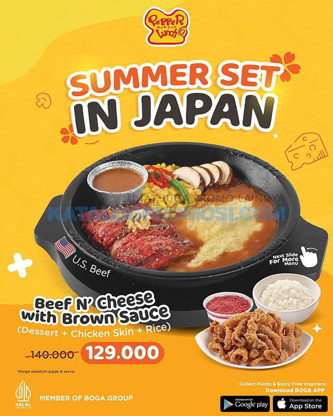 Promo PEPPER LUNCH SUMMER SET in JAPAN - PAKET LENGKAP mulai Rp. 125.000