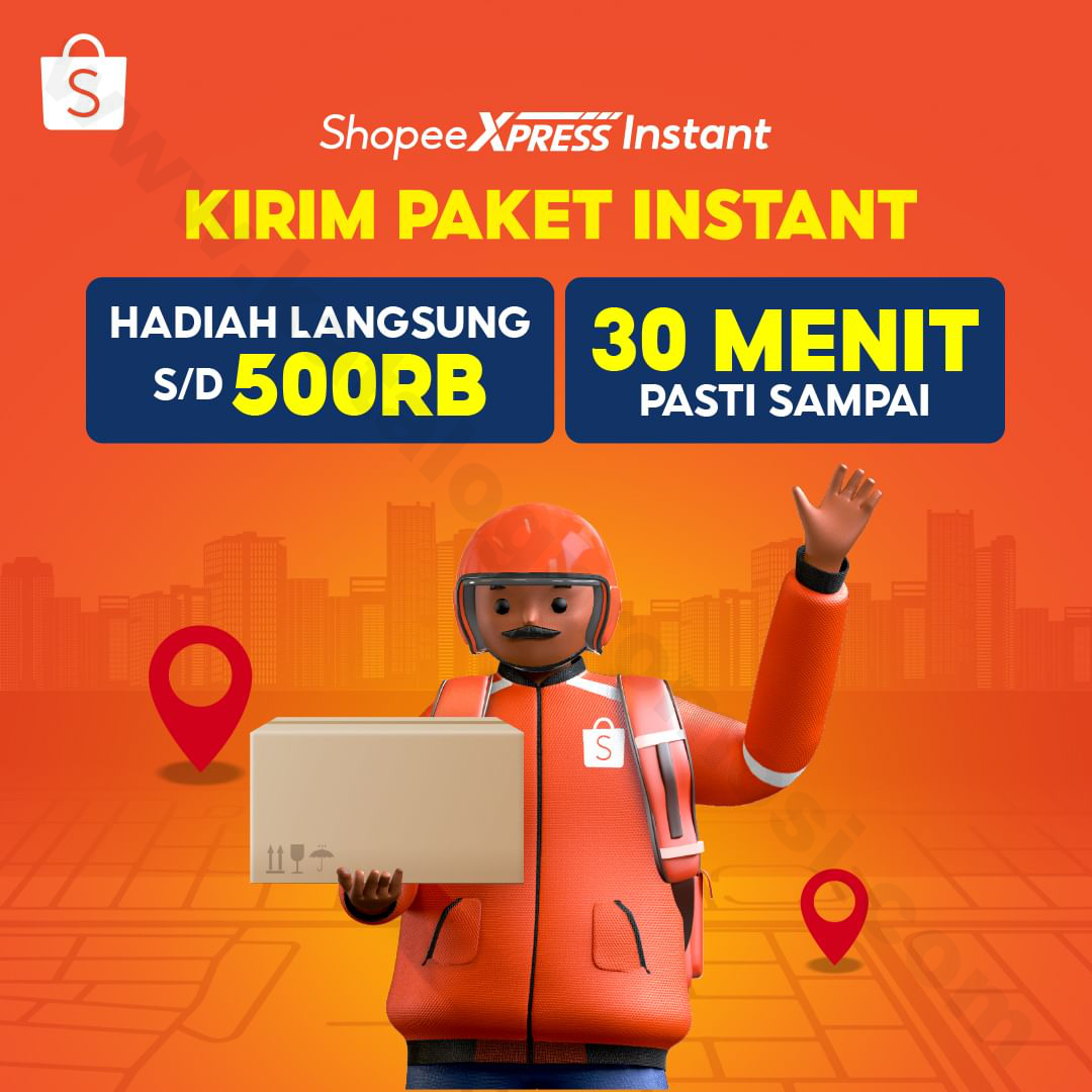 Kirim Paket Instant Dengan Shopee Xpress Instant Promo Hadiah Langsung ...