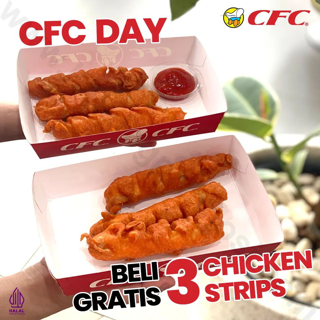 Promo Cfc Day Beli 3 Gratis 3 Khusus Untuk Chicken Strips