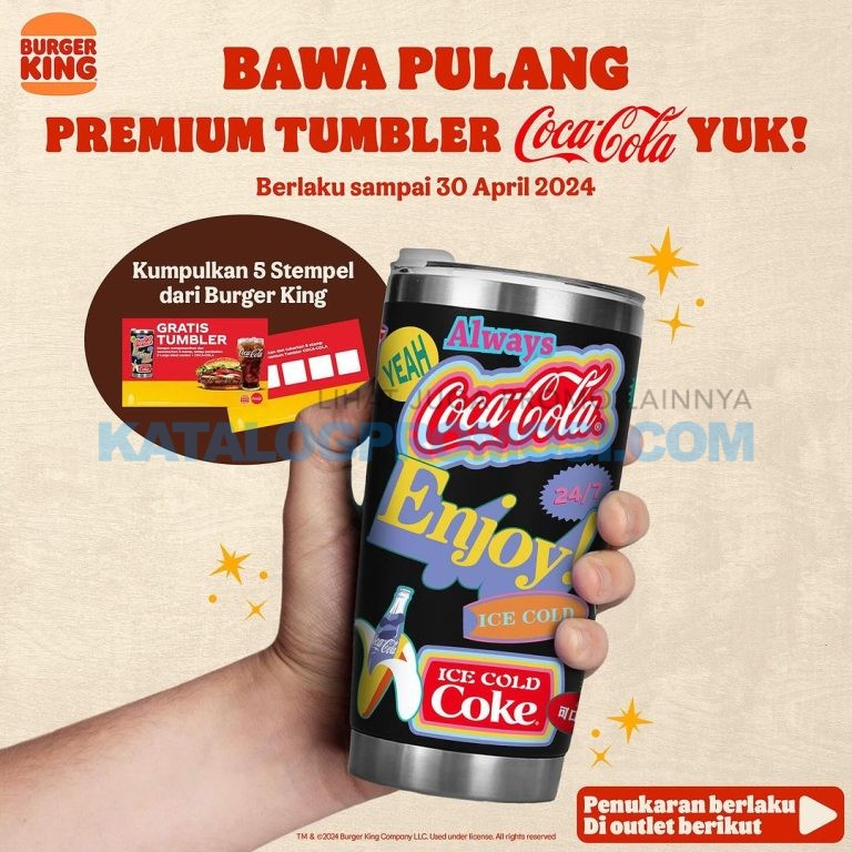 Promo Burger King AGUSTUS 2024 Terbaru Hari ini