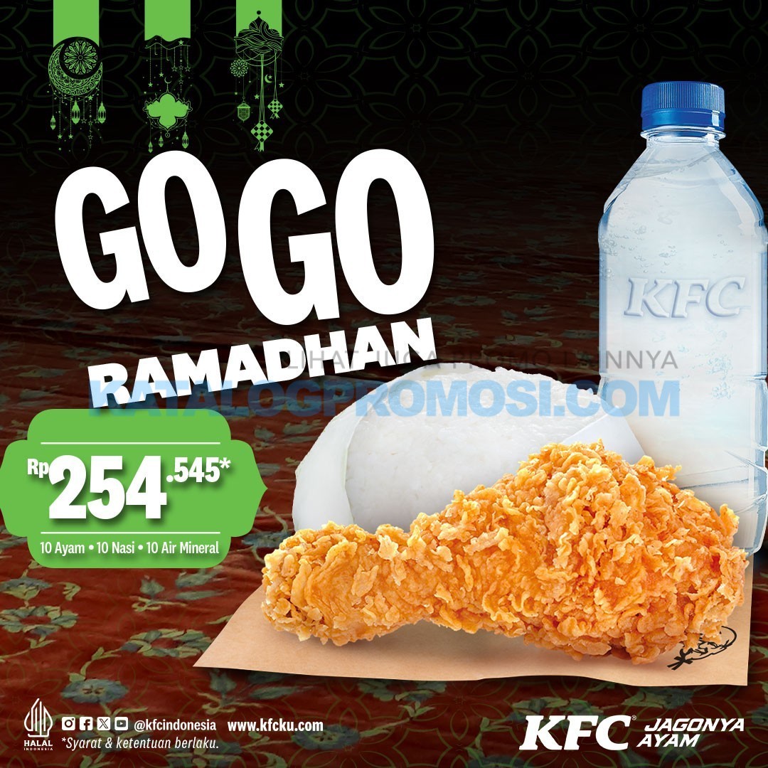 PROMO KFC Paket GOGO Ramadhan mulai dari 24ribu*