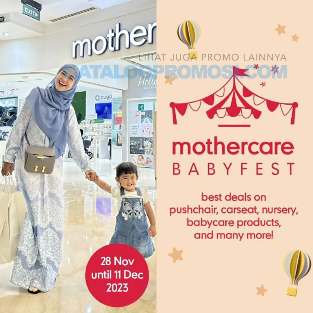 Promo MOTHERCARE BABYFEST - Harga Spesial untuk Produk Pilihan