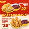 Promo MUJIGAE MENU BARU! KOREAN SNACK mulai Rp. 22.000