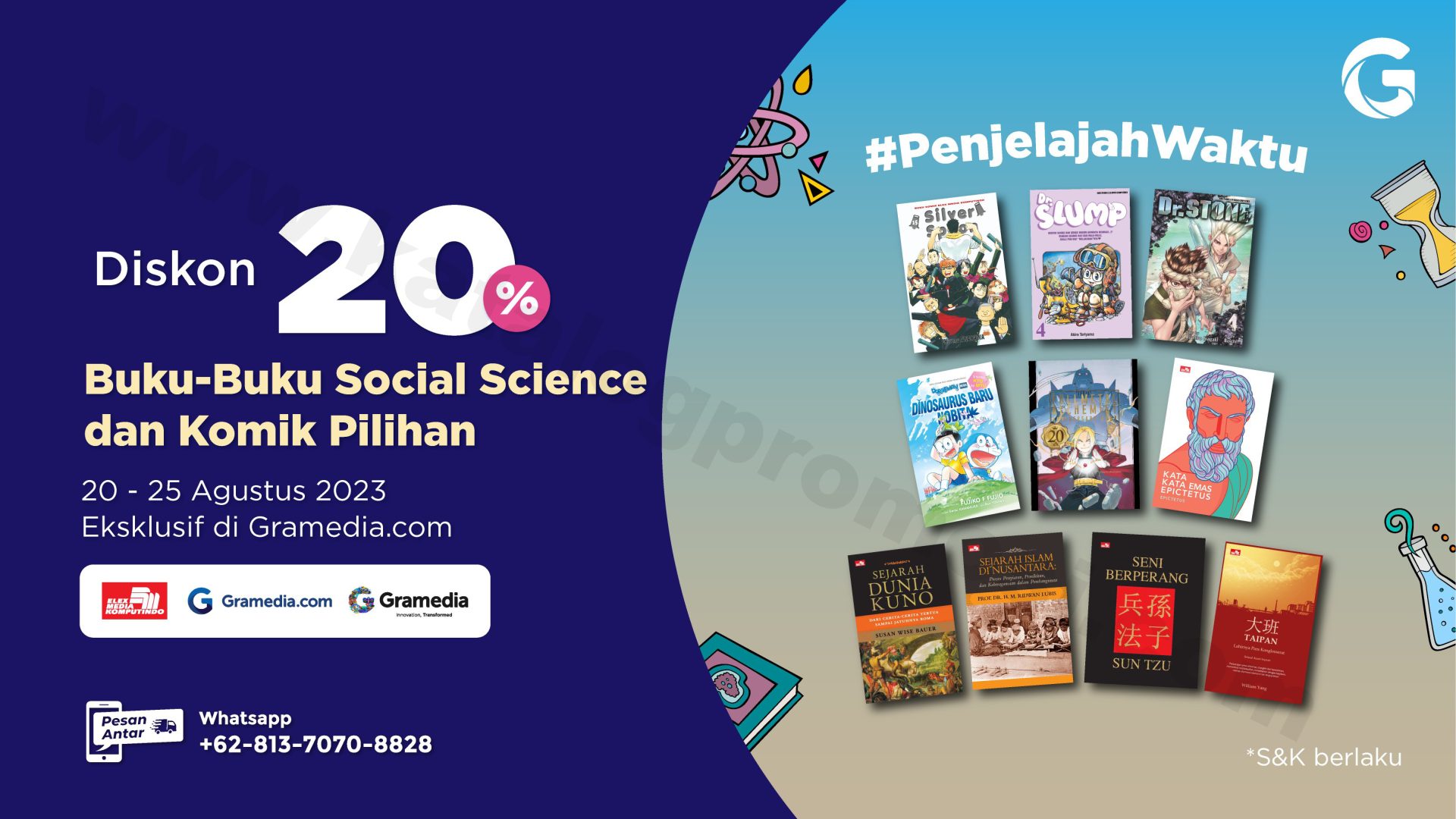 Buku-Buku Social Science Dan Komik Pilihan Promo Eksklusif Di Gramedia ...