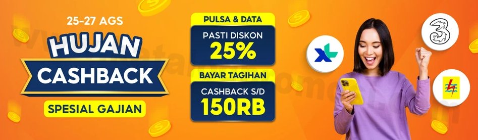 Bayar Tagihan Via Aplikasi Shopee Spesial Gajian Hujan Cashback Hingga ...