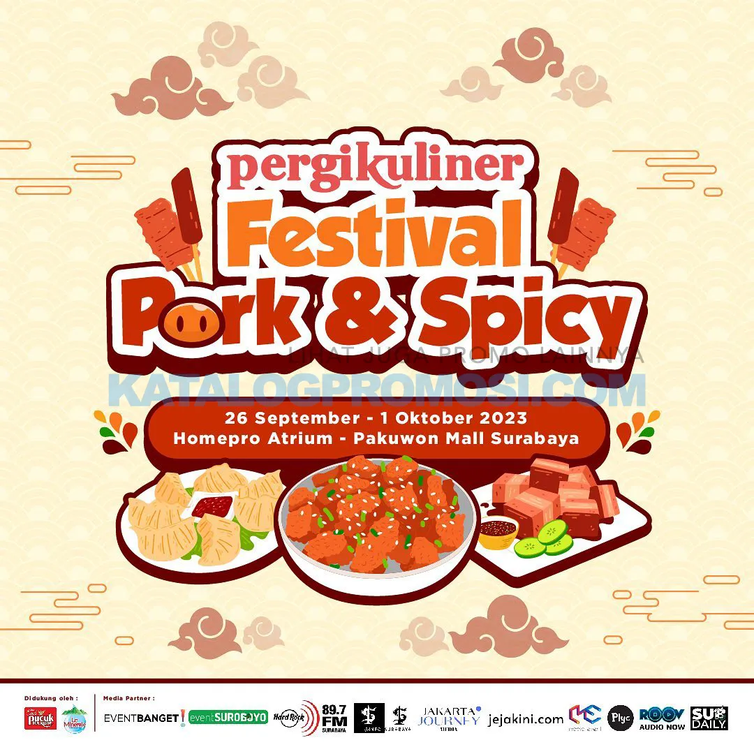 FESTIVAL PORK & SPICY PERGIKULINER di Pakuwon Mall Surabaya