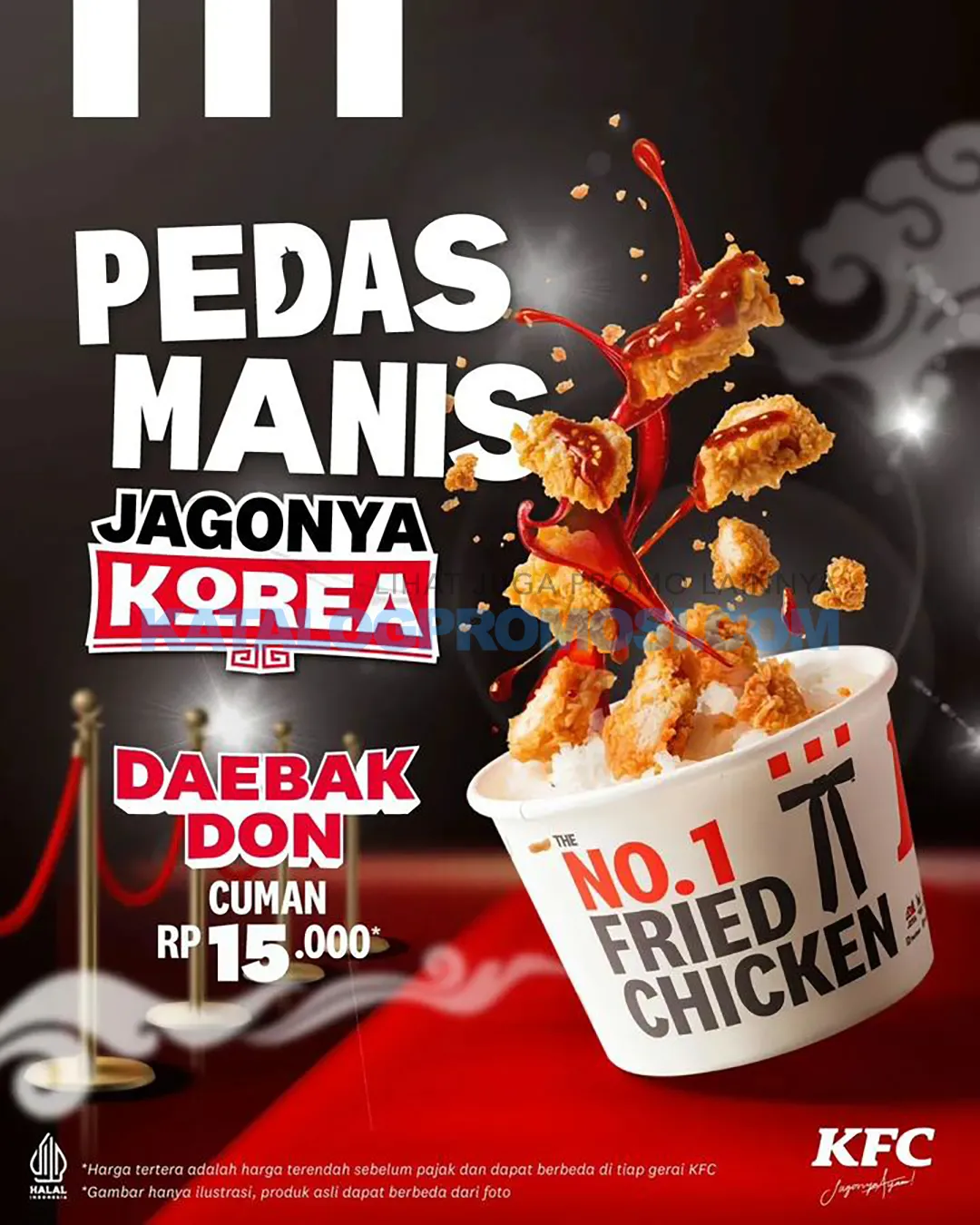PROMO KFC DAEBAK DON Hanya Rp 15.454*
