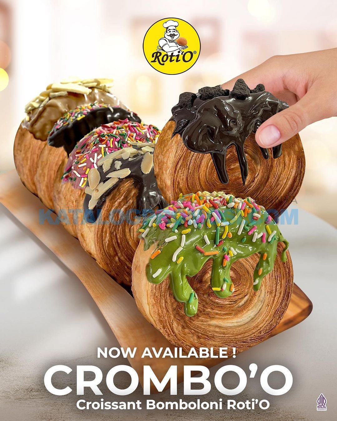 NOW AVAILABLE CROMBO’O! Croissant Bomboloni by Roti’O