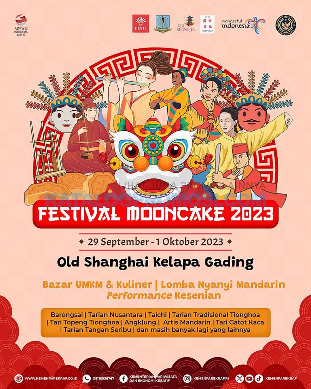 Festival Mooncake 2023 di Old Shanghai Sedayu City