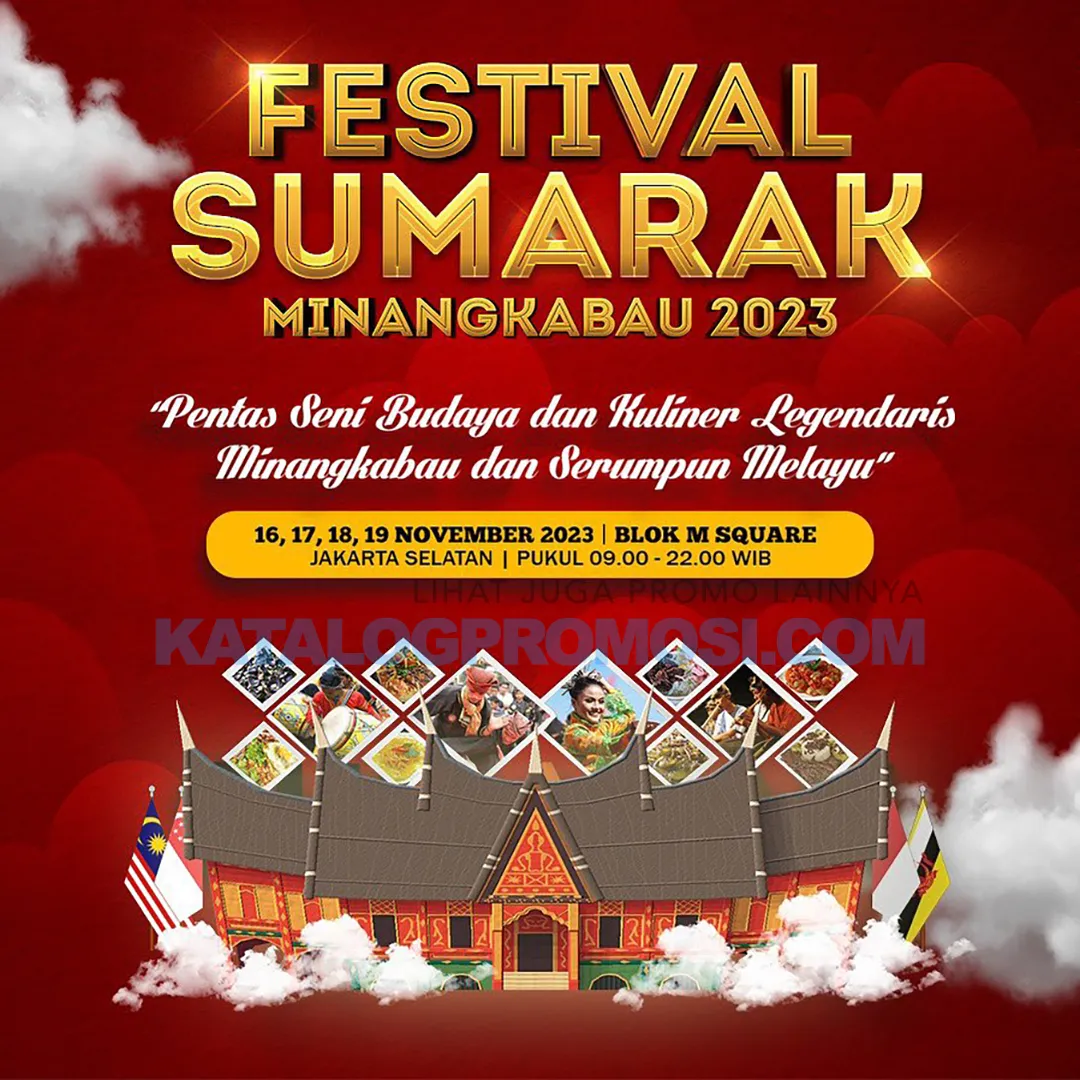 Festival Sumarak Minangkabau 2023 di BLOK M SQUARE
