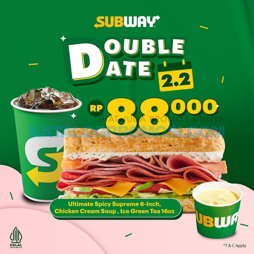 Promo Subway Indonesia MARET 2024