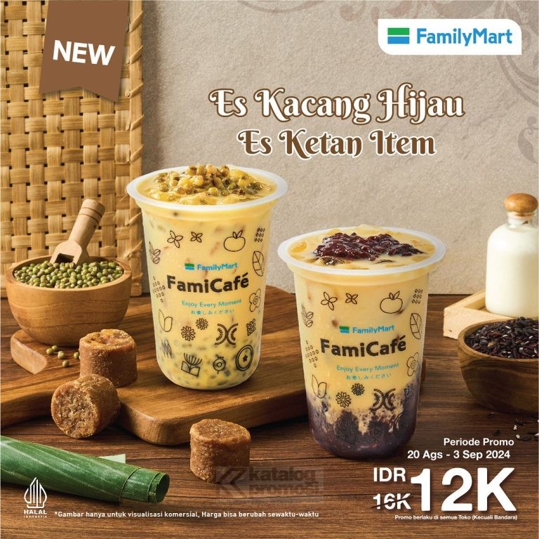 BARU! Es Kacang Hijau & Ketan Hitam dari FAMILYMART