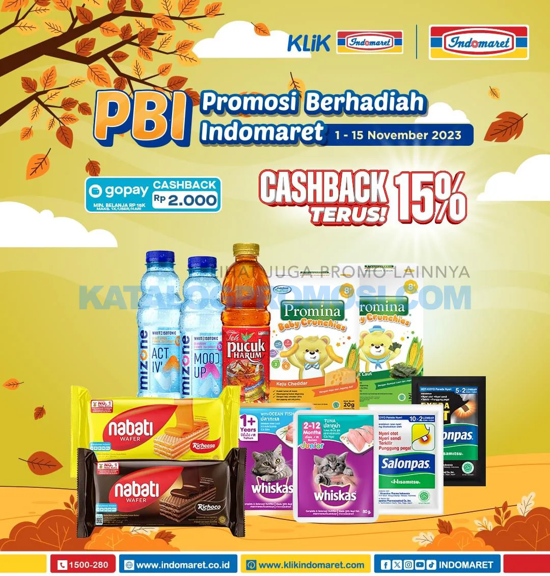 PROMO BERHADIAH INDOMARET BULAN INI Periode 01-15 NOVEMBER 2023