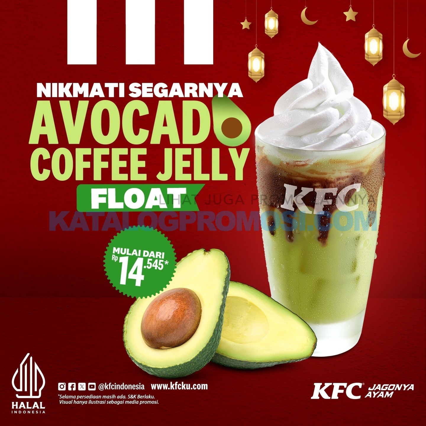 BARU! KFC Avocado Coffee Jelly Float