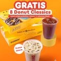 Promo DUNKIN' DONUTS GRATIS 8 DONUT CLASSIC