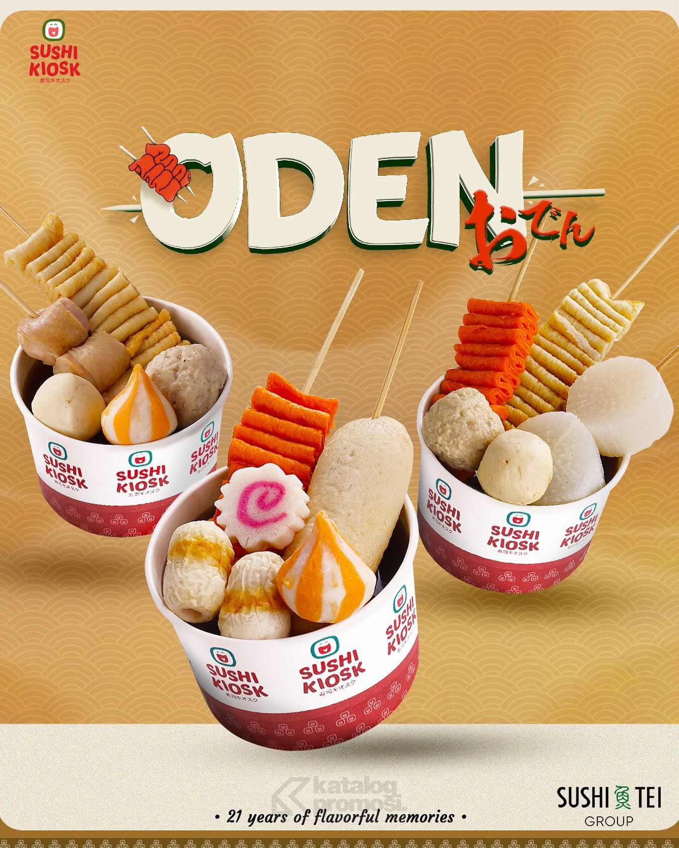 Promo SUSHI KIOSK ODEN! NEW MENU !!