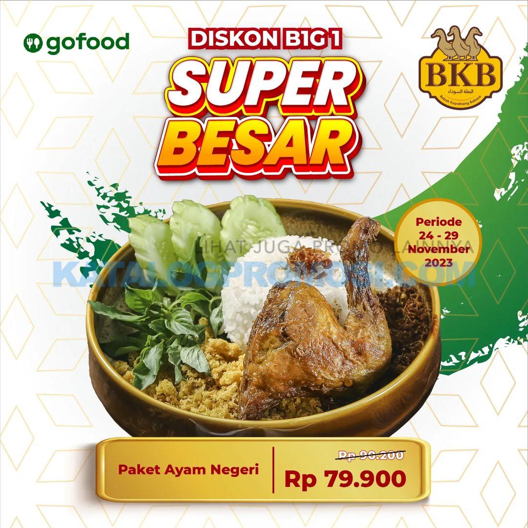 Promo BEBEK BKB GOFOOD - BELI 1 GRATIS 1 Menu Paket Ayam Negeri Goreng