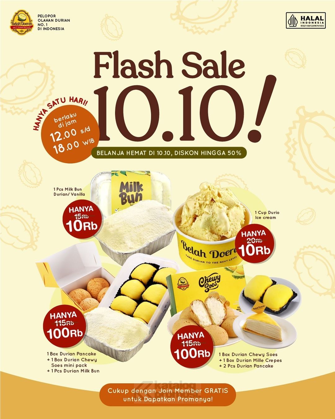 Promo BELAH DOEREN FLASH SALE 10.10! DISKON HINGGA 50%