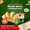 Promo CGV Cemilan Nonton - Mandu Korea GRATIS Seaweed Laver