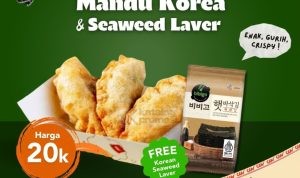 Promo CGV Cemilan Nonton - Mandu Korea GRATIS Seaweed Laver