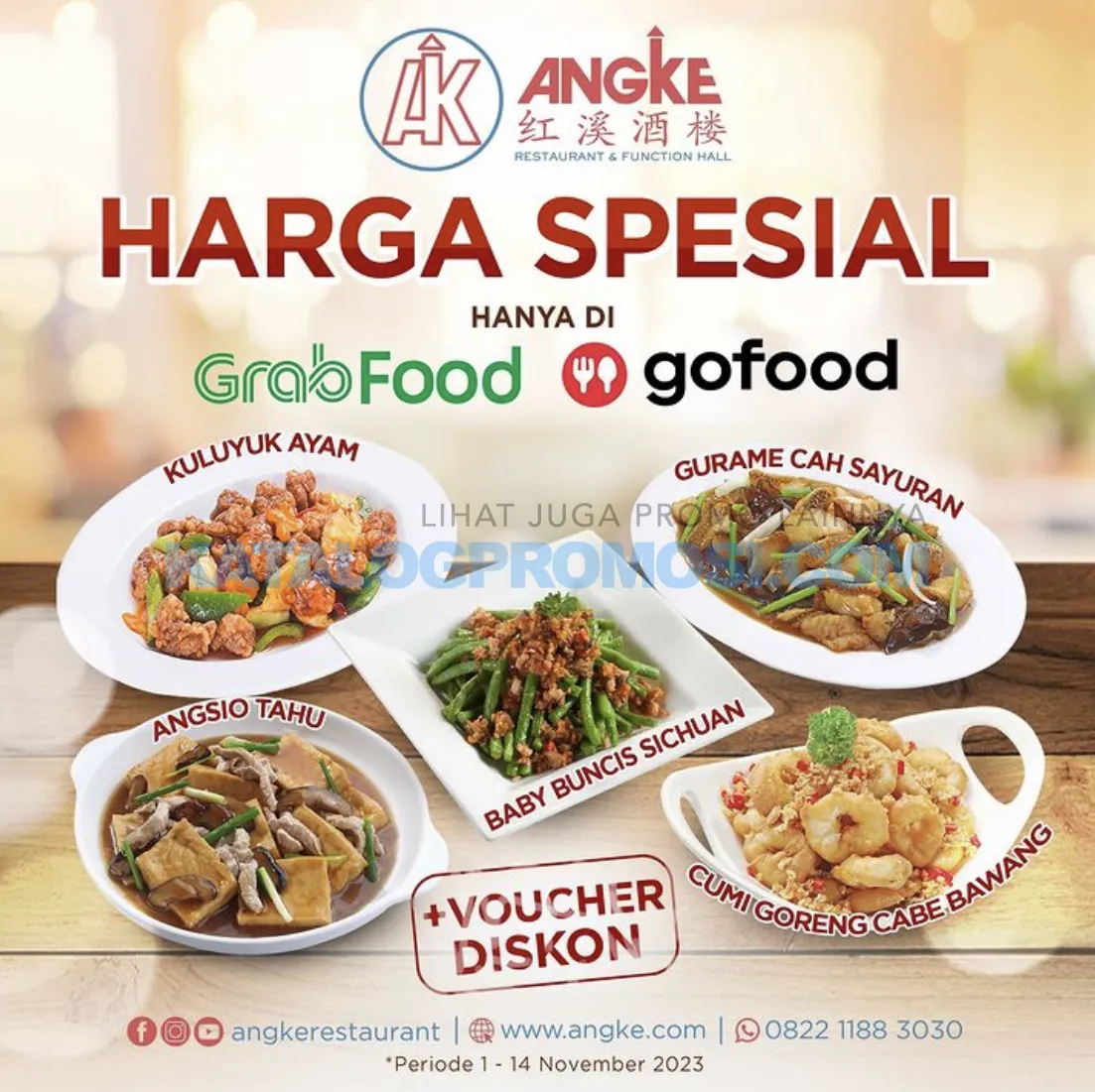 Promo Angke Restaurant Harga Spesial hanya di Grabfood dan Gofood