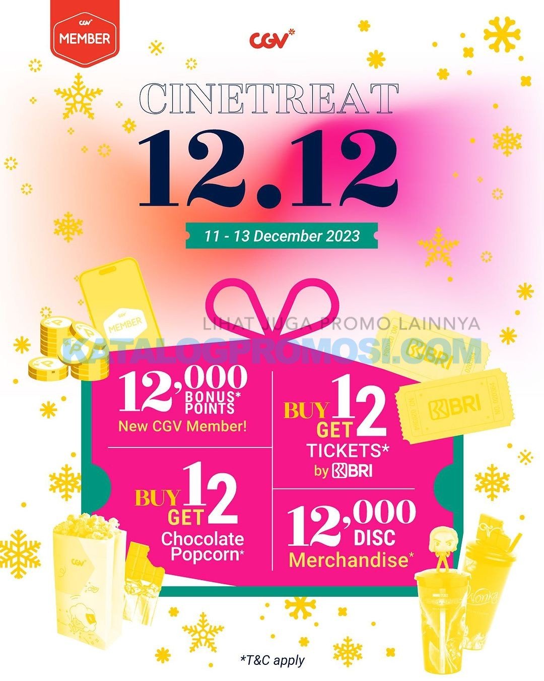 Promo CGV CINEMA CineTREATS 12.12