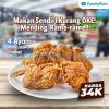 Promo FAMILYMART COMBO CRISPY CHICKEN 4pcs cuma Rp. 34RIBU