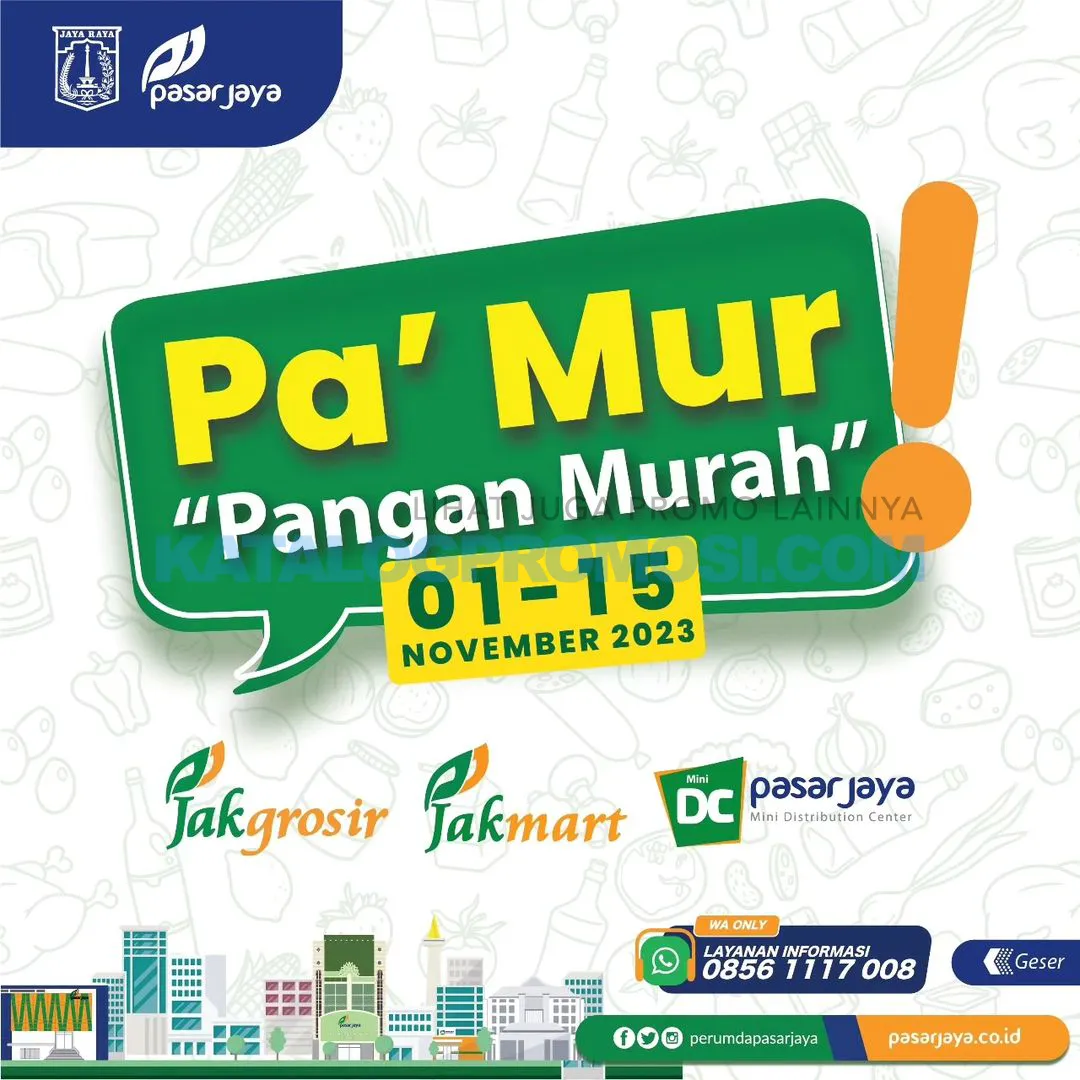 Promo Pa'Mur "Pangan Murah" bulan November 2023