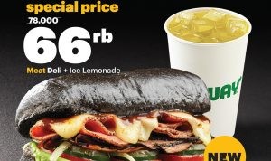 Promo SUBWAY BLACK EDITION PAKET HEMAT cuma 66RIBU