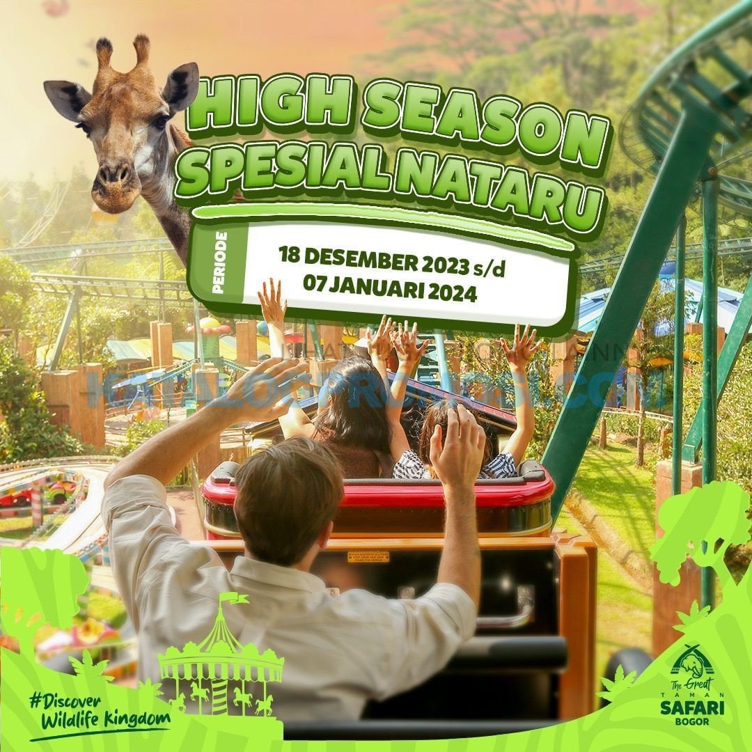 Promo TAMAN SAFARI Gebyar Libur Nataru 2024 - Harga Spesial Tiket Masuk ...