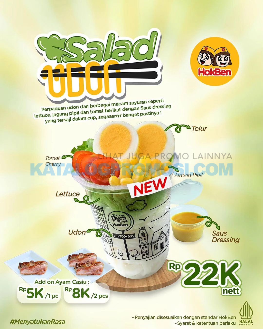 BARU! HOKBEN Salad Udon - Cuma Rp. 22ribuan aja