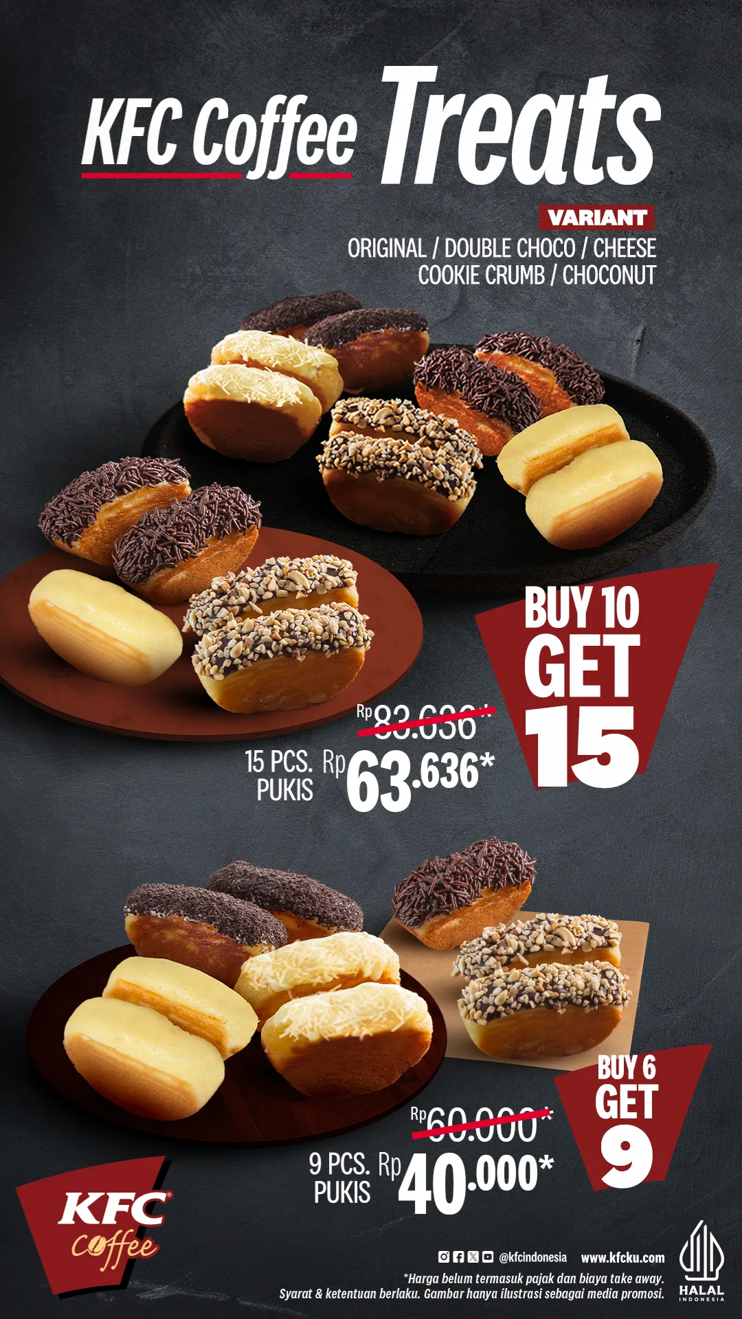 PROMO KFC COFFEE TREATS BUY 10 GET 15