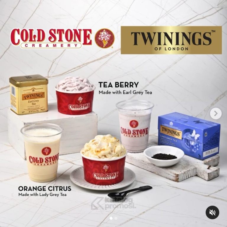 Promo Cold Stone x Twinigs Creations The Tea Series