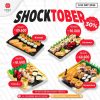 Promo AMCO Sushi Shocktober Diskon 30% For Platter*