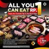 Promo SHABURI & KINTAN BUFFET BANK MEGA - ALL YOU CAN EAT cuma Rp. 1,-