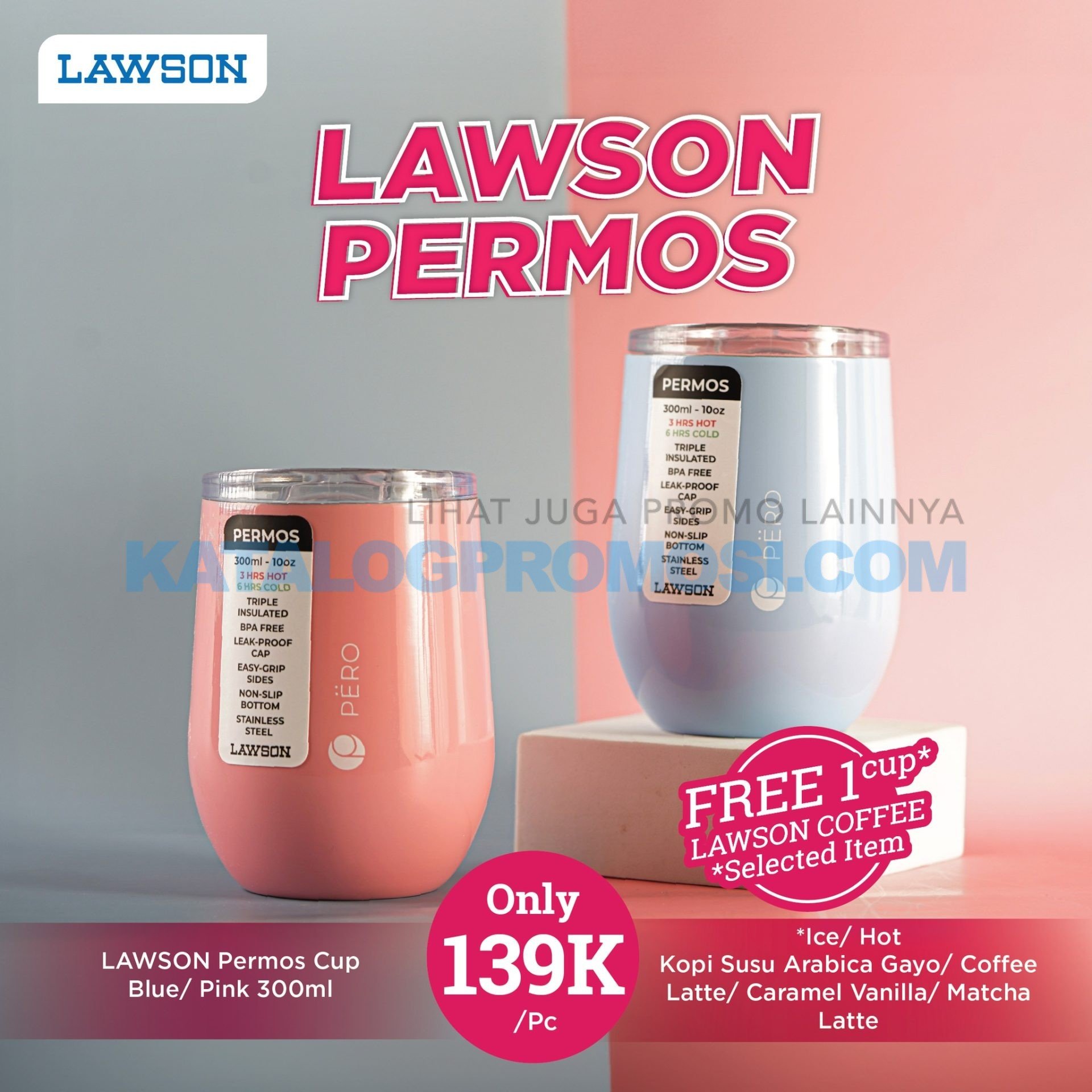 PROMO LAWSON BELI LAWSON PERMOS FREE LAWSON COFFEE‼