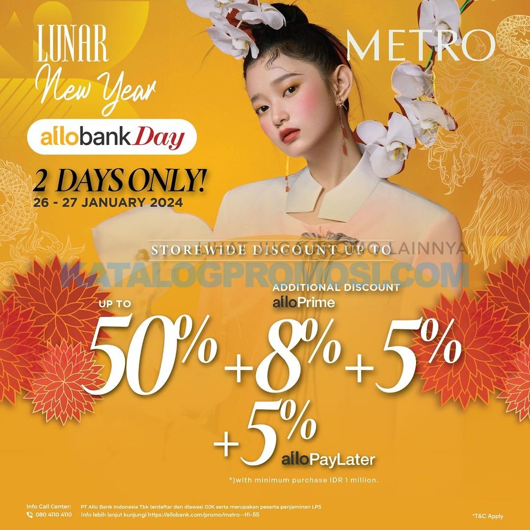 Promo METRO ALLO BANK DAY x METRO LUNAR NEW YEAR Discount up to 70%