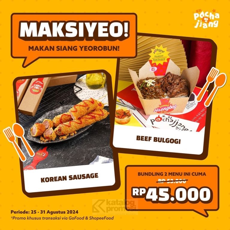 Promo POCHAJJANG Bundling MAKSIYEO mulai Rp. 45.000