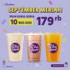 Promo CHATIME PARTY! Paket 10 Chatime Reguler Size cuma Rp. 170RIBU