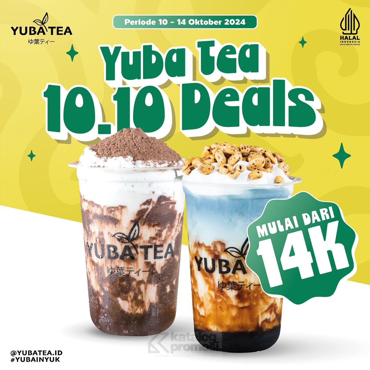 Promo 10.10 Yuba Tea Minuman Favorit cuma 14ribu