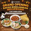 Promo Grand Opening Bakso Boedjangan Mekarwangi - Beli 1 Gratis 1 & Beli 2 Gratis 1*