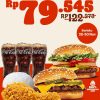 Promo BURGER KING GAJIAN! PAKET SPESIAL cuma Rp. 79RIBUAN AJA