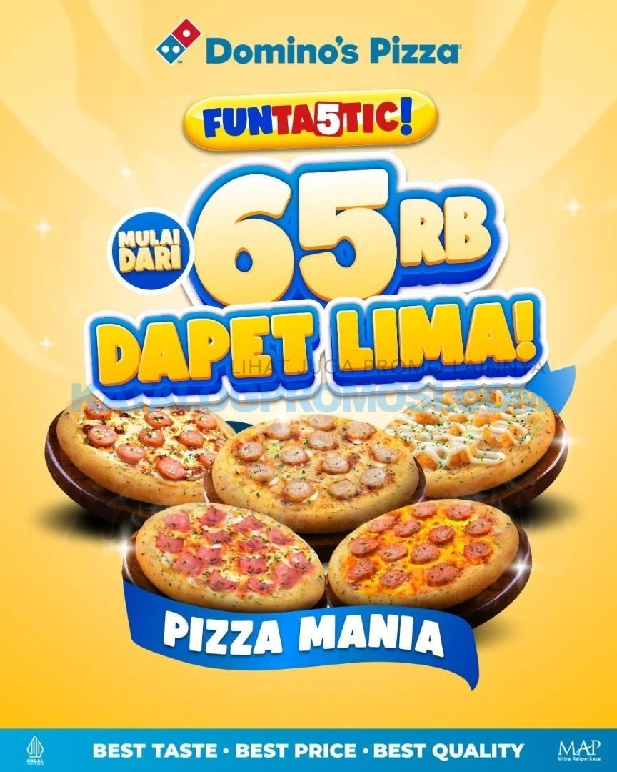 Daftar Menu Favorit Domino's Pizza 2024, Lengkap dengan Harga
