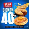 Promo DOMINO’S PIZZA JAJAN WEEKEND - DISKON HINGGA 40%*